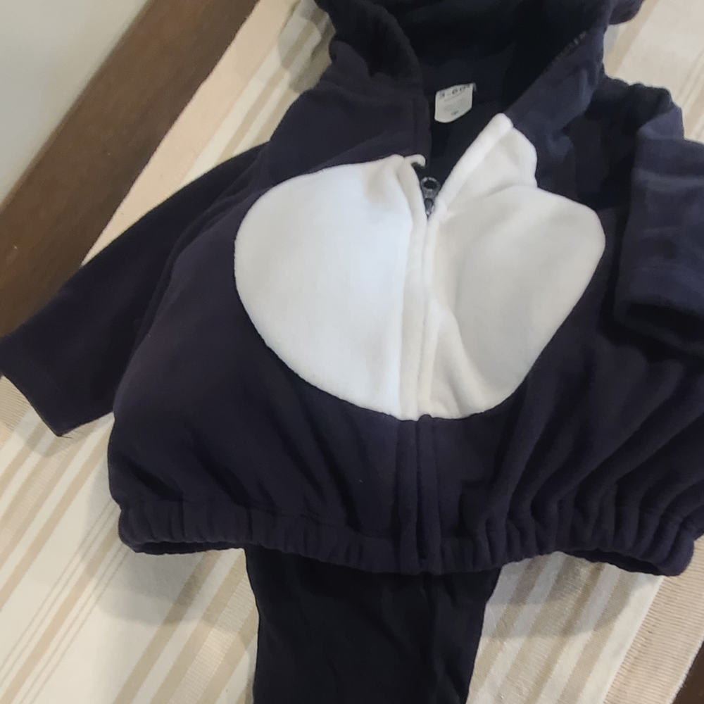 Skunk baby Halloween costume
